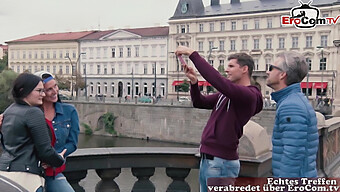 Sexy German Women Solicit A Man In Public And Bring Him Back To Their Place For A Wild Time