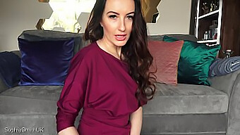 British Femdom Miss Smith'S Tantalizing Stockings Will Make You Cum