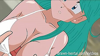 Dragon Ball Z Hentai: Bulma Ve Iki Sevgilisi Sıcak Bir Parodide