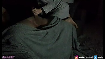 Intense Cowgirl Ride And Blowjob During Horror Movie Session