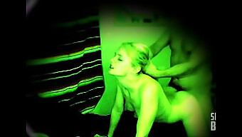 Night Vision Voyeur Captures Teen'S Orgasm During Doggystyle Sex