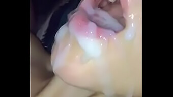 My Step Cousin'S Mouthful Of Creamy Milk