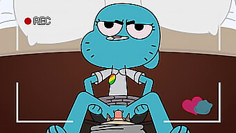 Nicole Watterson'Un Animasyonlu Erotik Macerası - Gumball Parodisinin Muhteşem Dünyası