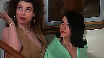 Ateşli Bir Karşılaşmada Vampirella'Nın Yer Aldığı Eski Italyan Yapımı