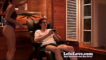 Lelu Love Engages In Sexual Activity With Her Video Game Enthusiast Partner At Their Residence Using A Webcam