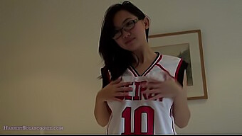 Busty Asian Teen Cosplays Kuroko No Basket Manga