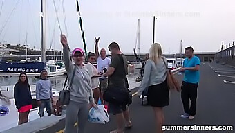 Uninhibited Group Sex On A Yacht