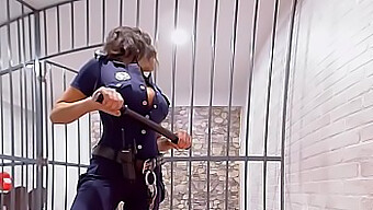 Vrbangers' August Ames Enjoys Rough Anal In 3d Prison Simulation