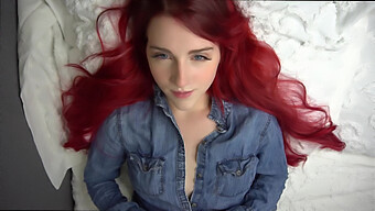 Redhead'S Intense Pleasure In Hd Close-Up