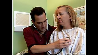 Mature Patient And Doctor Engage In Intimate Encounter