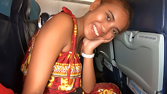 Thai Teen Gf'S In-Flight And Hotel Oral Pleasure