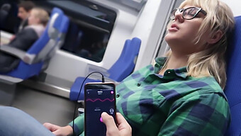 Get Controlled By A Babe'S Orgasm On The Train