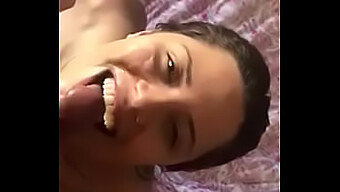 Brazilian Girlfriend Gets Covered In Creamy Facial Cumshot