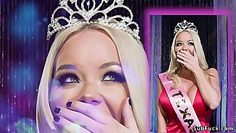 Miss America Underkastar Sig Grov Dubbel Penetration I Hardcore-Grupp