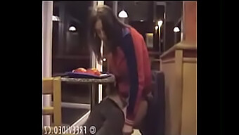 Girl Urinates On Quick-Service Restaurant Ground